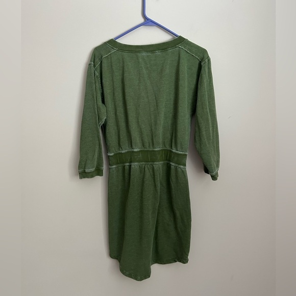 Anthropologie Daily Practice Utility Mini Dress Green Size XS - Picture 9 of 9